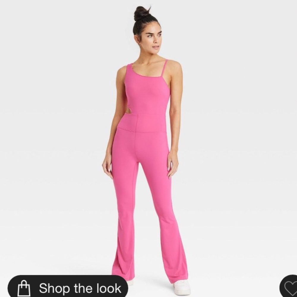 JoyLab Women’s Corset Bodysuit, Pink, XL